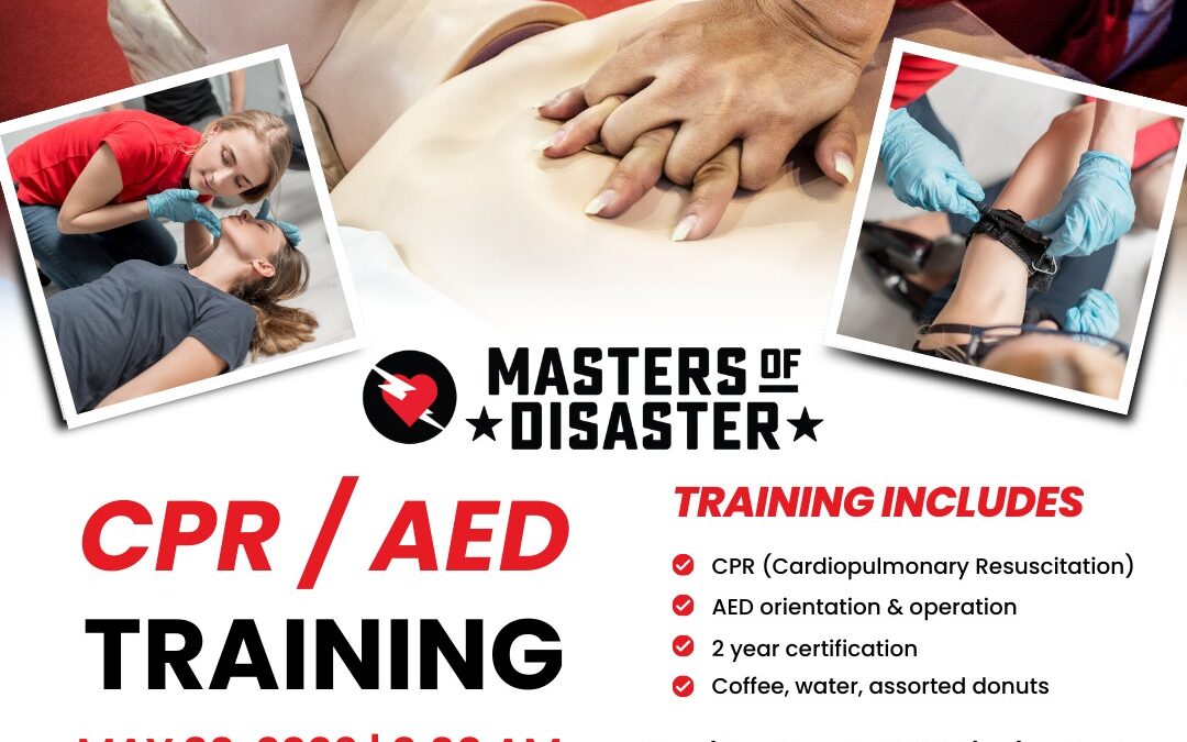 Learn to Save a Life! Join Our CPR, AED, and First Aid Training